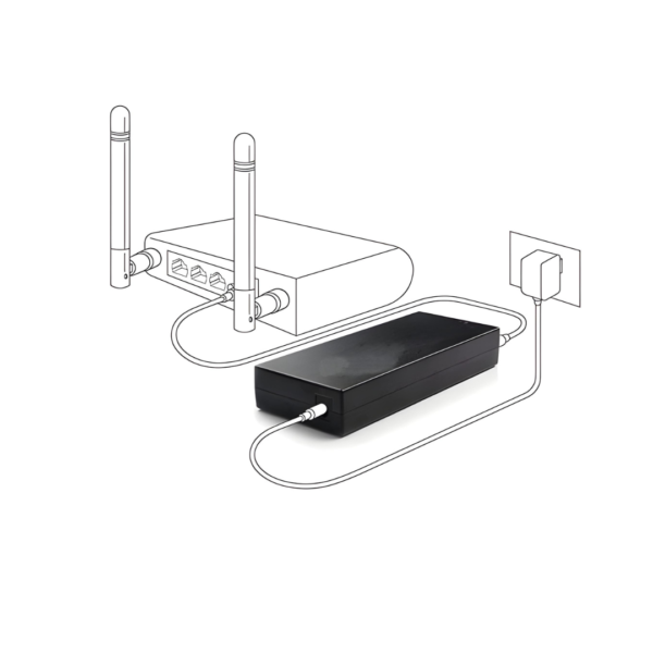 ALQO DC UPS 12V1A for Power Backup of ROUTERS/WIFI Modems || Mini UPS || 4 Hrs Backup