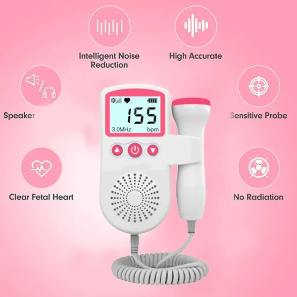 Fetal Doppler Baby Heart Rate Detector - Image 7