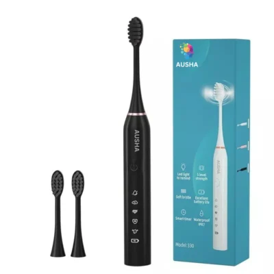 Electric Toothbrush for Adults -5 Modes & 3 Brush Heads