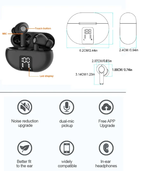 Translation Headphones-Real Time 144 Language Smart Translation Earbuds - Image 5