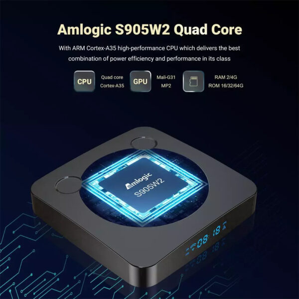 G96 MAX 4K Android Box with Bluetooth, 4GB/32GB, Dual WIfi - Image 6