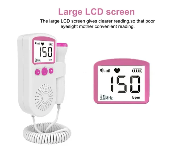 Fetal Doppler Baby Heart Rate Detector - Image 6