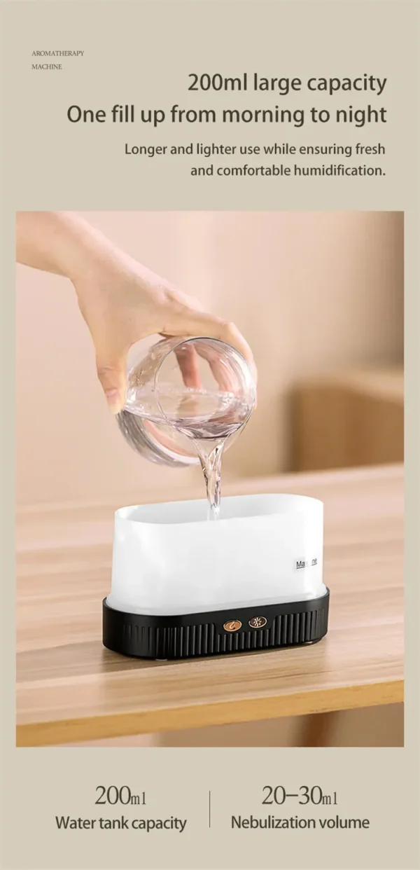 Flame Humidifier Aroma Humidifier Diffuser - Image 3