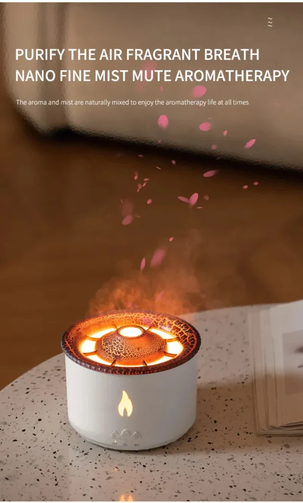 Volcano Humidifier Aromatherapy Diffuser - Image 4