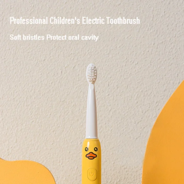 Child Electric Toothbrush with 4 Brush Heads & 3 Speed Modes - Image 5