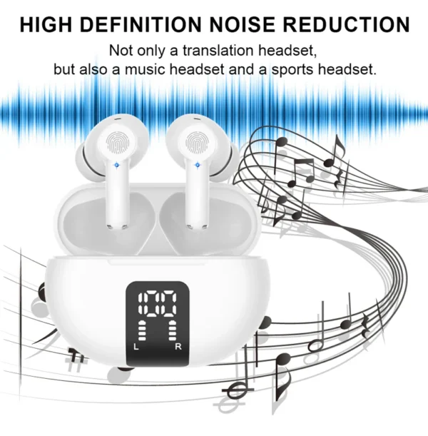 Translation Headphones-Real Time 144 Language Smart Translation Earbuds - Image 3