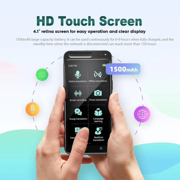 AI Language Translator Device (Wifi/ Offline) Z6 - Image 2