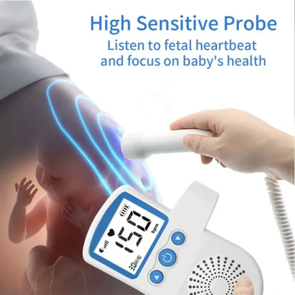 Fetal Doppler Baby Heart Rate Detector - Image 3