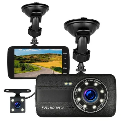 Full HD Dual Dash Camera for Car ( Front and Rear) Video Recorde