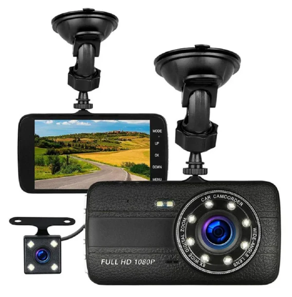 Full HD Dual Dash Camera for Car ( Front and Rear) Video Recorde