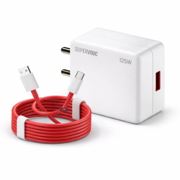 125W Super VOOC Ultra Fast Charger | QC 3.0 Warp & Dash Compatible | USB to Type-C | Compatible with Realme OnePlus Oppo Redmi Samsung & Other Phones