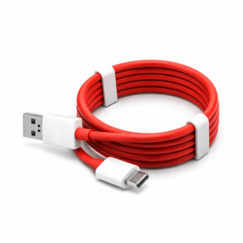 ALQO IC Based High Quality VOOC USB Cable Type C 7 Pin for Data Sync & Ulra Fast Charging (1 Mtr, Red)