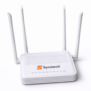 Syrotech SY-GPON-2010-WADONT Dual Band XPON ONU Router with WiFi | GPON/EPON | 2 Gigabit LAN | POTS Support